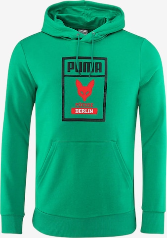 PUMASportska sweater majica - zelena boja: prednji dio