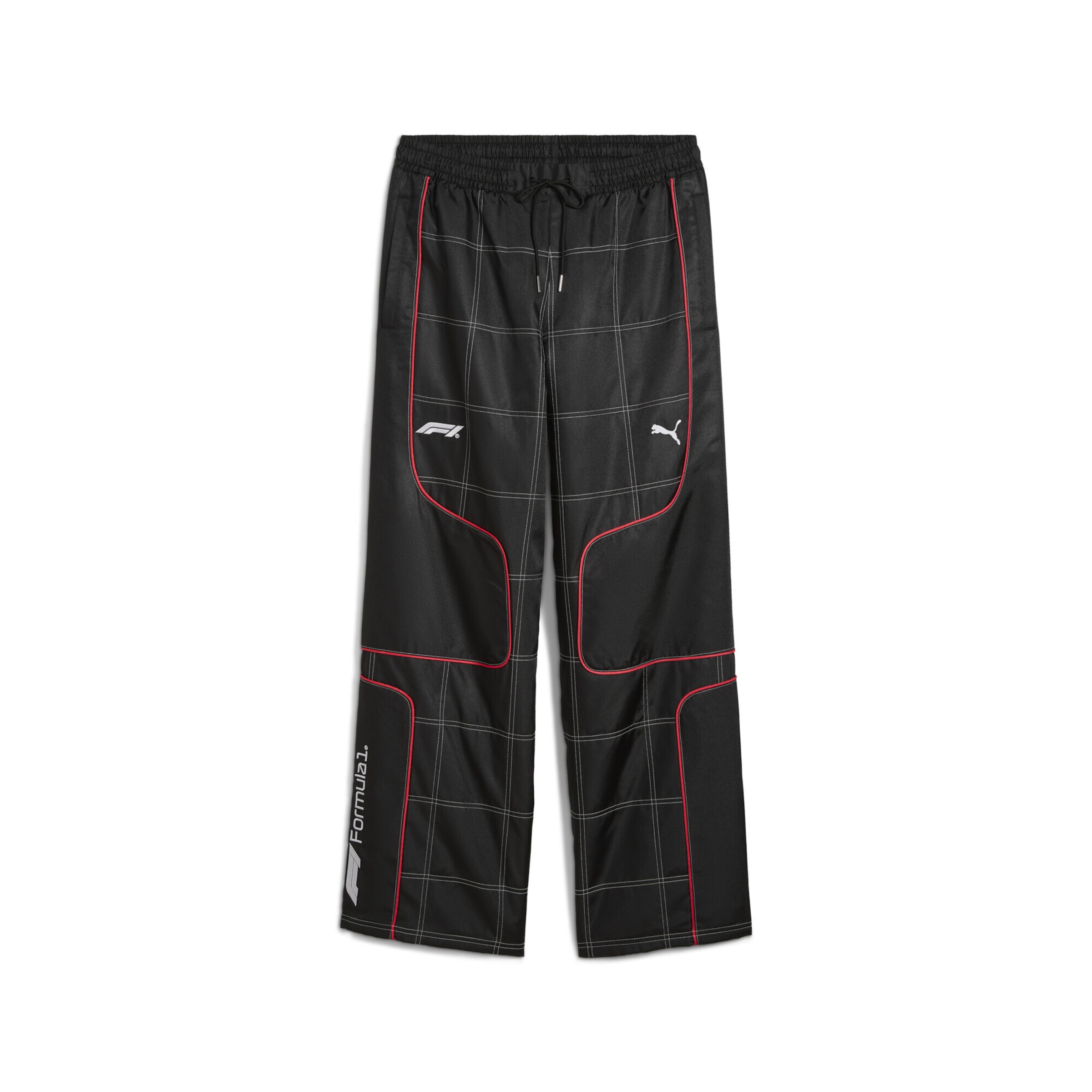PUMA Loosefit Sportbroek 'F1® Lifestyle Racing' in Zwart: voorkant