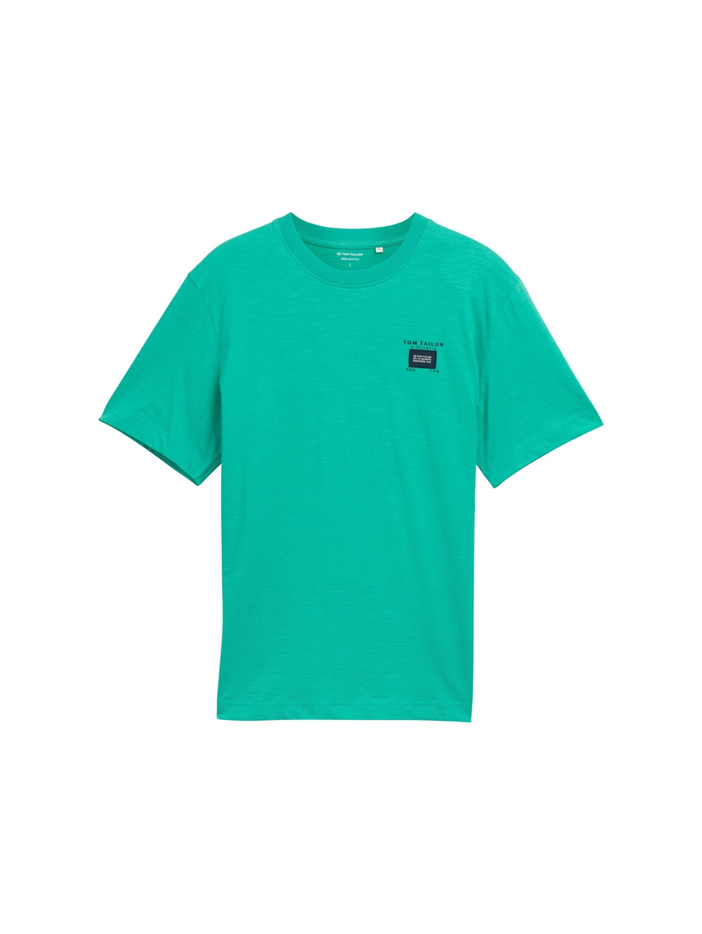 TOM TAILOR Shirt in Groen: voorkant