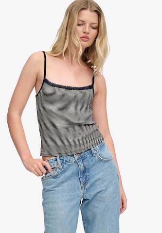 Superdry & Co Top 'Athletic Essential' in Blau: Vorderseite