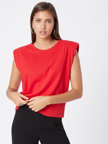 Top 'Fran' di Gina Tricot in rosso: frontale