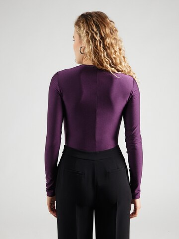 Versace Jeans Couture - Camisa body em roxo