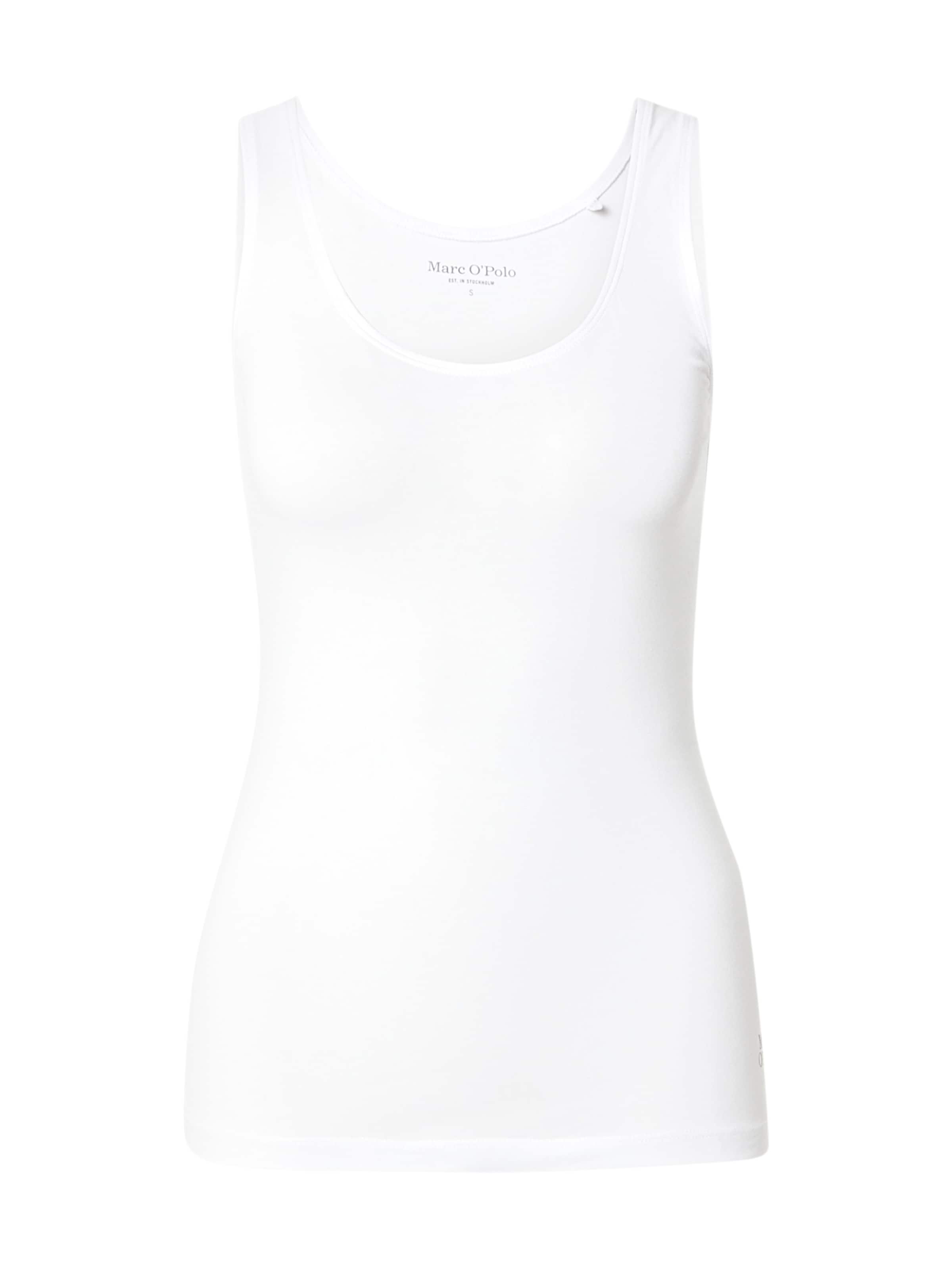 Maillot de corps Marc O'Polo en blanc : devant