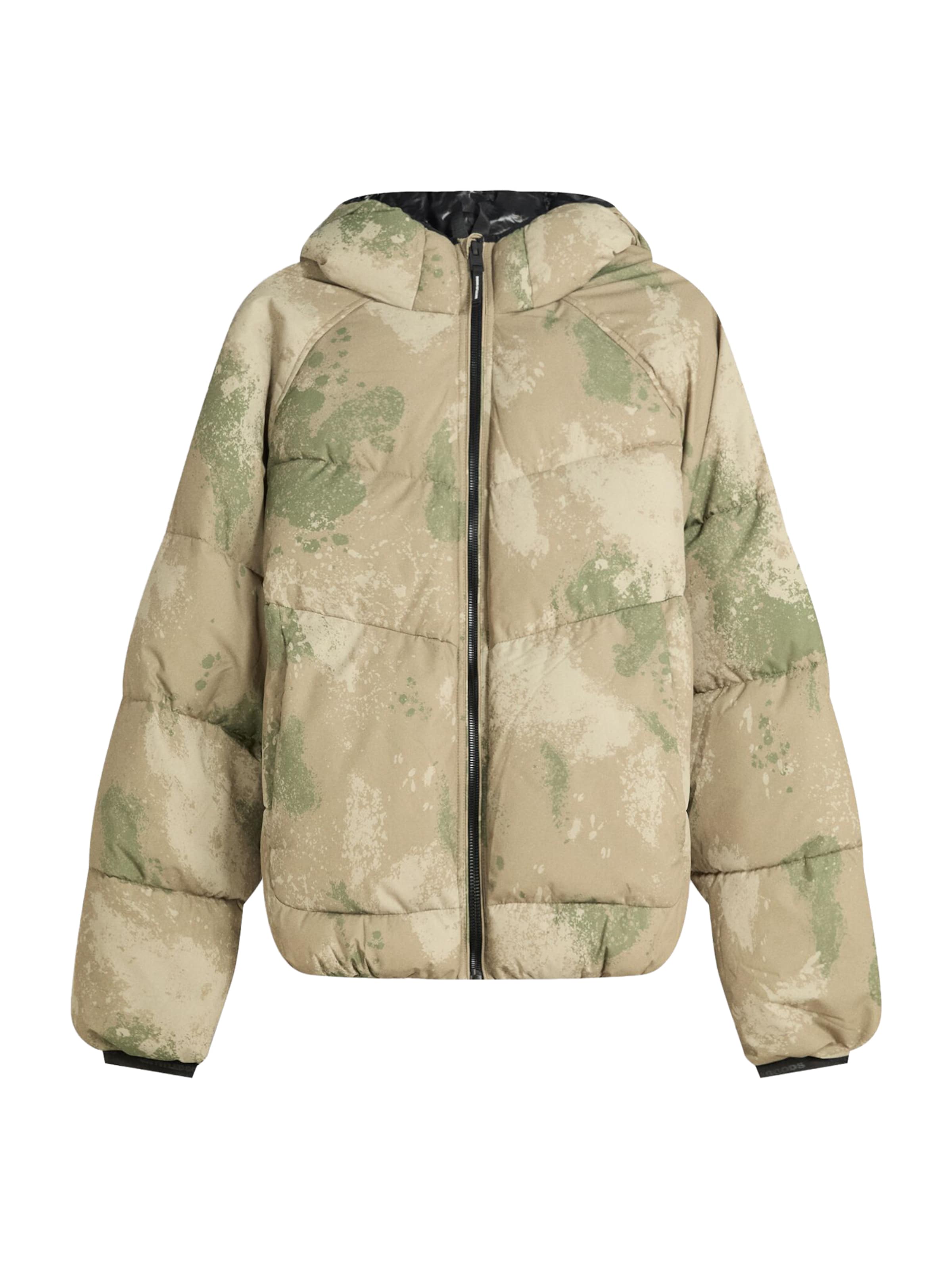 khaki / olíva / pasztellzöld Bershka Átmeneti dzseki, Termék nézet