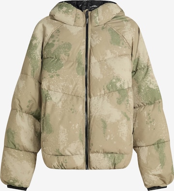 Veste mi-saison Bershka en vert : devant