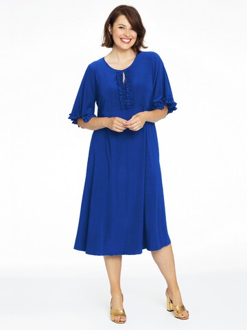 Yoek Dress 'Dolce' in Blue