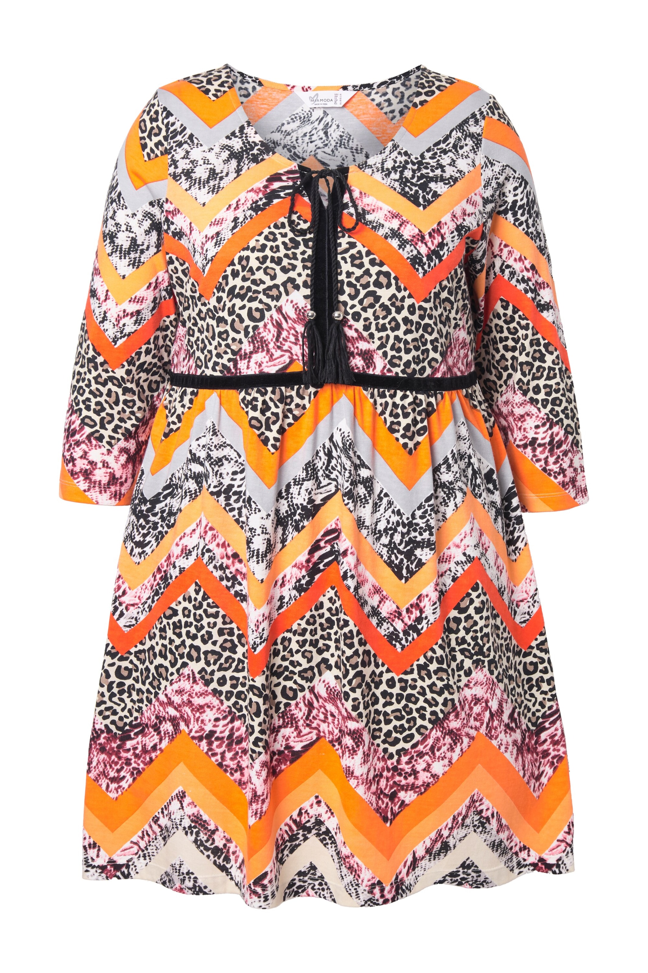 MIAMODA Tunic in Orange: front