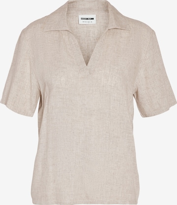 Camicia da donna 'LEILANI' di Noisy may in beige: frontale