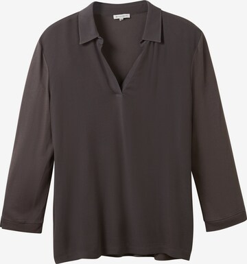 Camicia da donna di TOM TAILOR in grigio: frontale