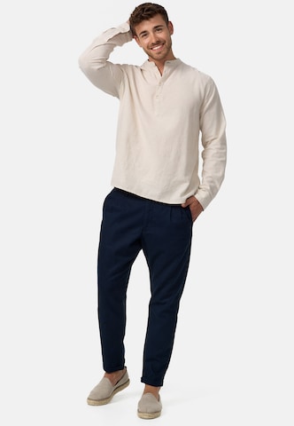 INDICODE JEANS Regular Chino Pants 'Cunningham' in Blue