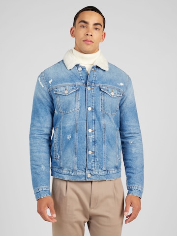 Tommy Jeans Overgangsjakke i blå: forside