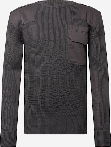 Brandit Pullover 'Military' in Grau: predná strana