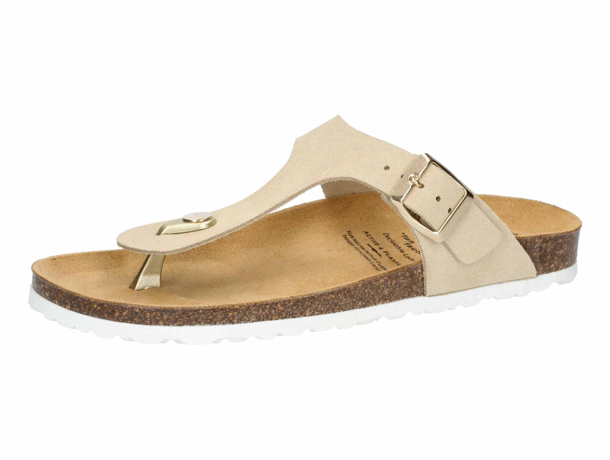 LICO Pantolette in Beige: Vorderseite