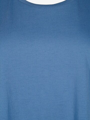 Zizzi T-Shirt 'KATJA' in Blau