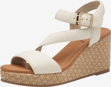 s.Oliver Sandale in Beige: Vorderseite