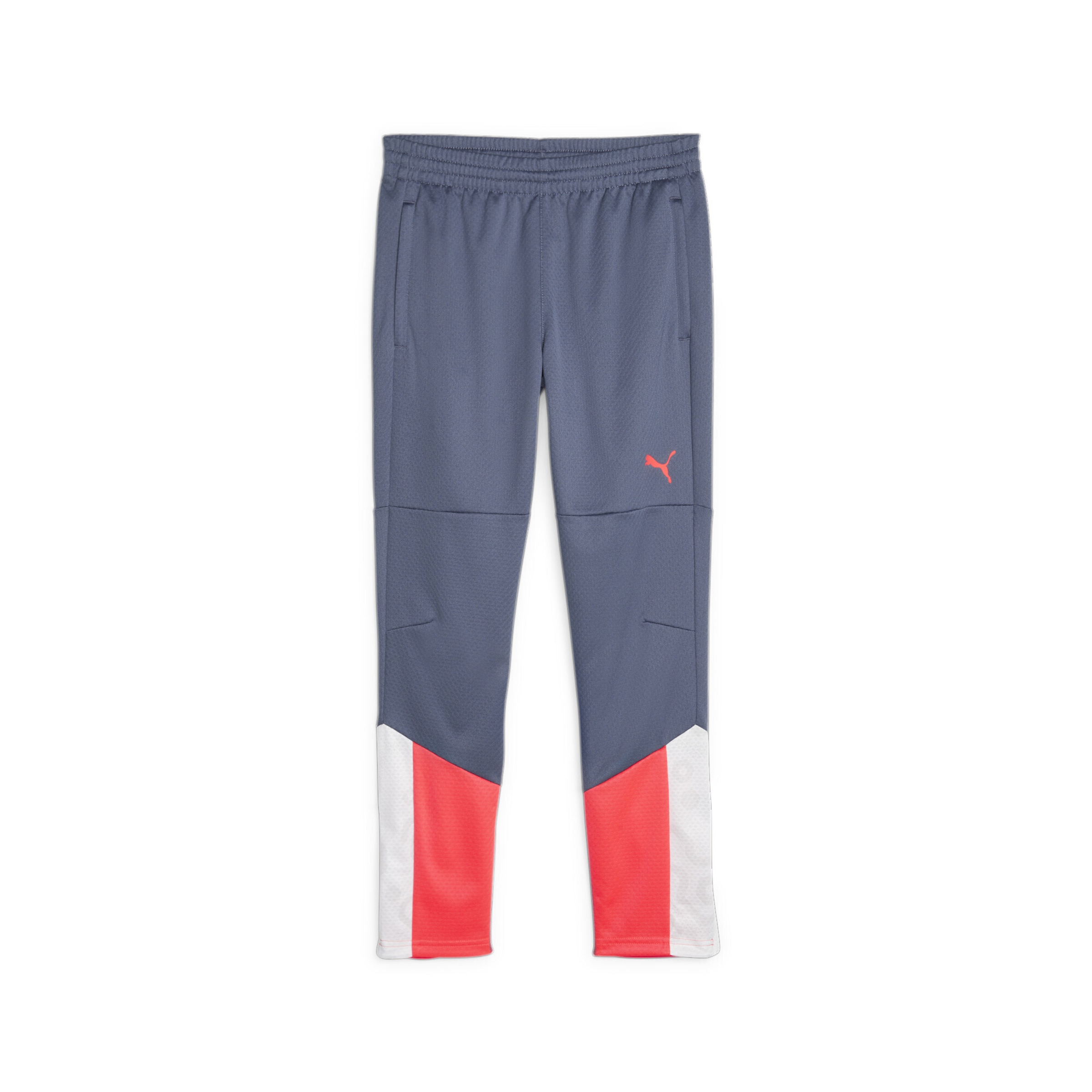 PUMA Slim fit Workout Pants 'individualCUP' in Blue: front