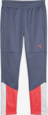 PUMA Slimfit Sportbroek 'individualCUP' in Blauw: voorkant