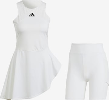 ADIDAS PERFORMANCE Sports Dress in White: front