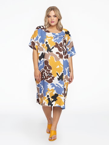 Yoek Dress in Mixed colors