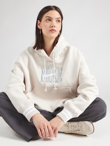 Nike Sportswear Μπλούζα φούτερ 'PHNX FLC' σε λευκό: μπροστά