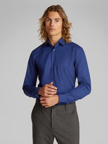 Calvin Klein Slim fit Üzleti ing - kék: elől