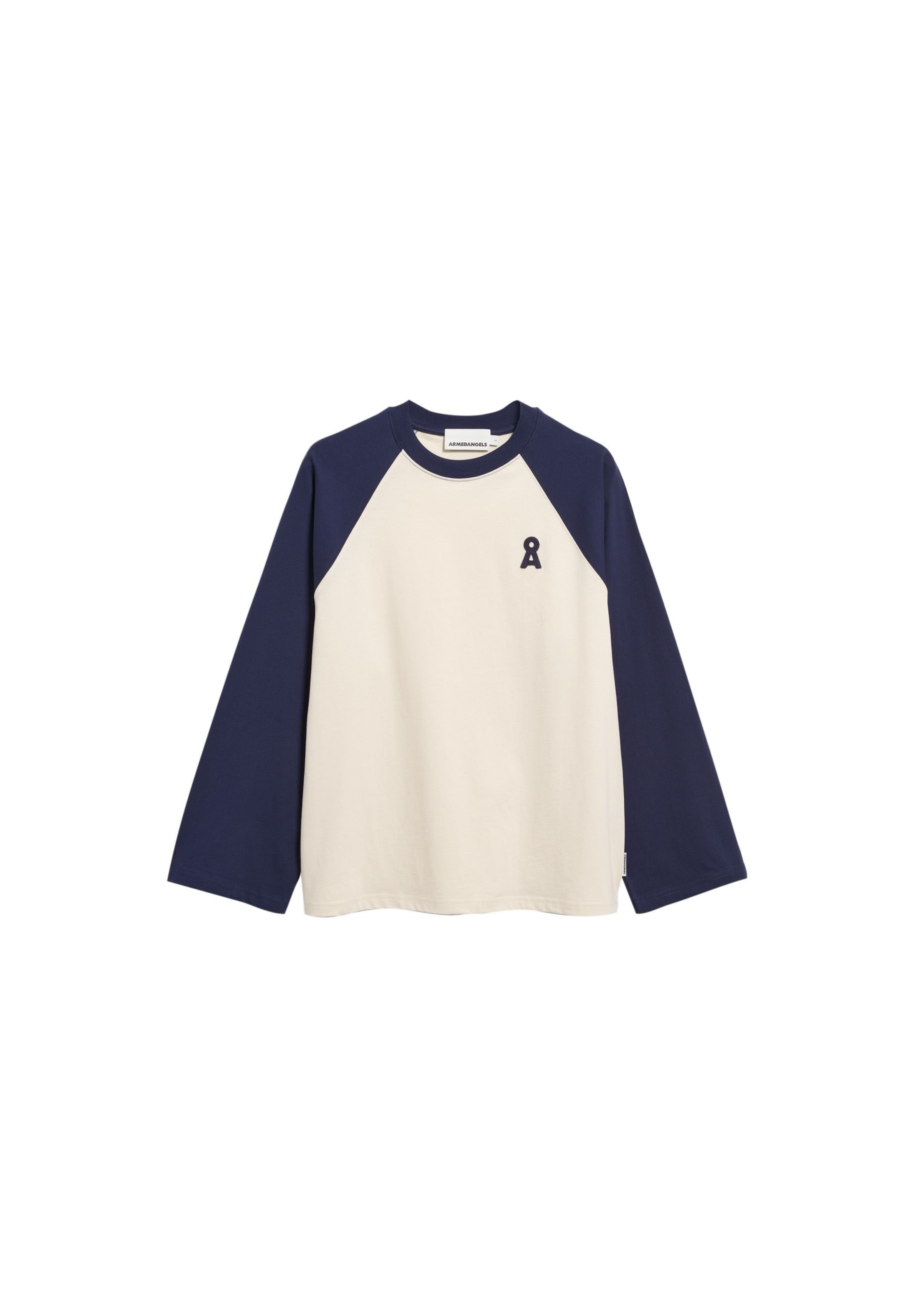 ARMEDANGELS Shirt 'Iconic Å Raglan' in Weiß: Vorderseite