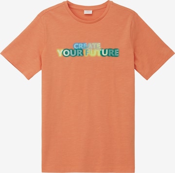 T-Shirt s.Oliver en orange : devant