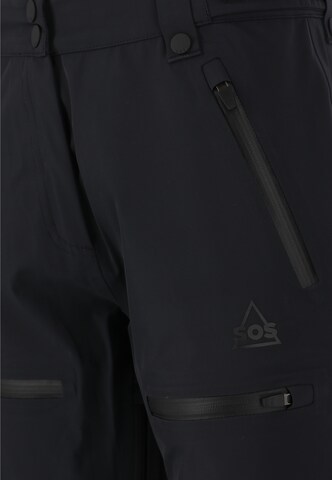 SOS Regular Skihose 'Silverton' in Schwarz