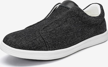 ALLTHEMEN Classic Flats 'Gleiten' in Grey: front
