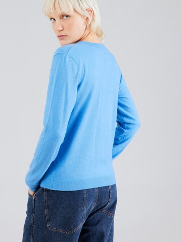 Cardigan 'THESS' OBJECT en bleu