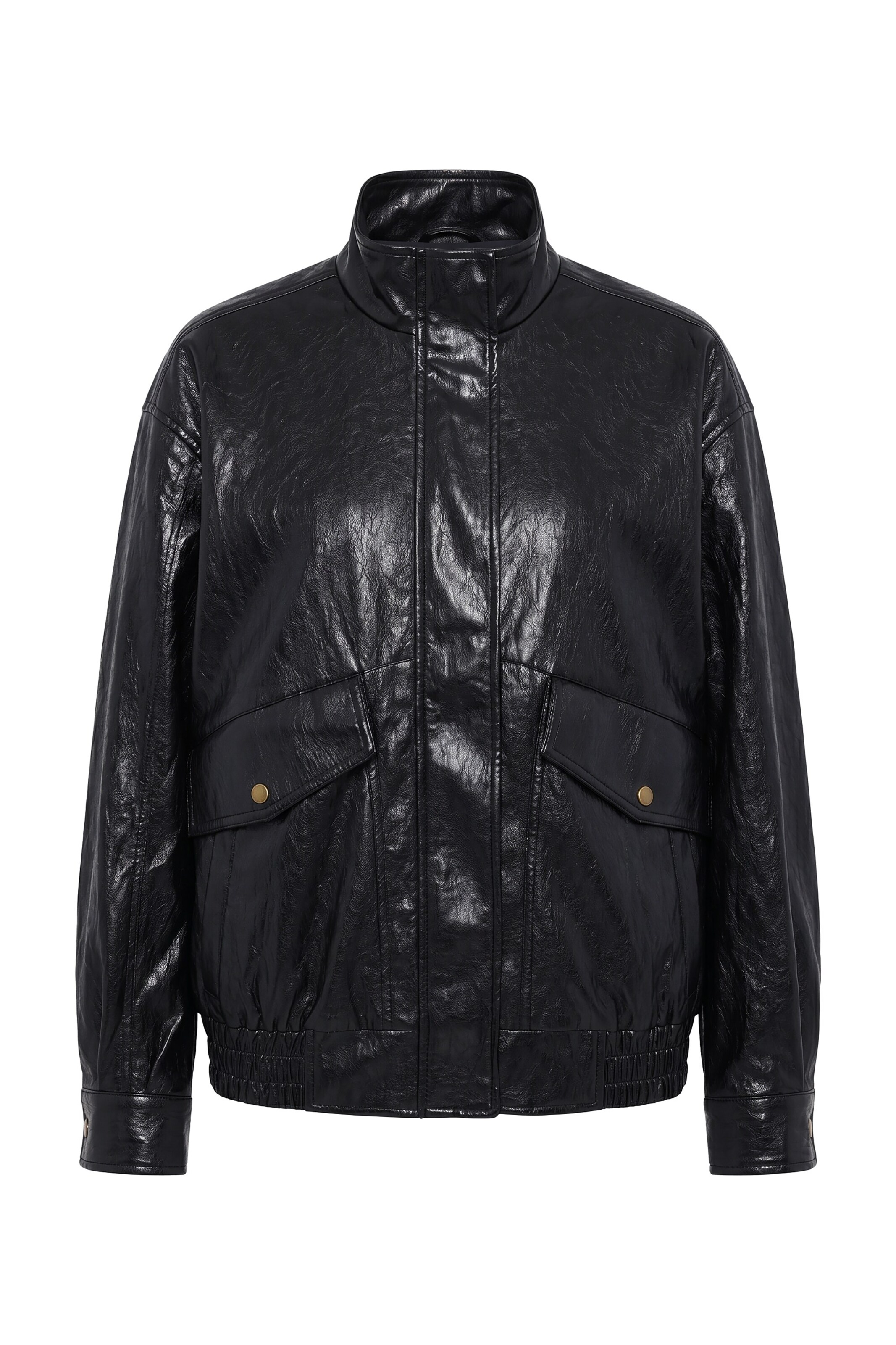 Studio Untold Between-season jacket in Black: front