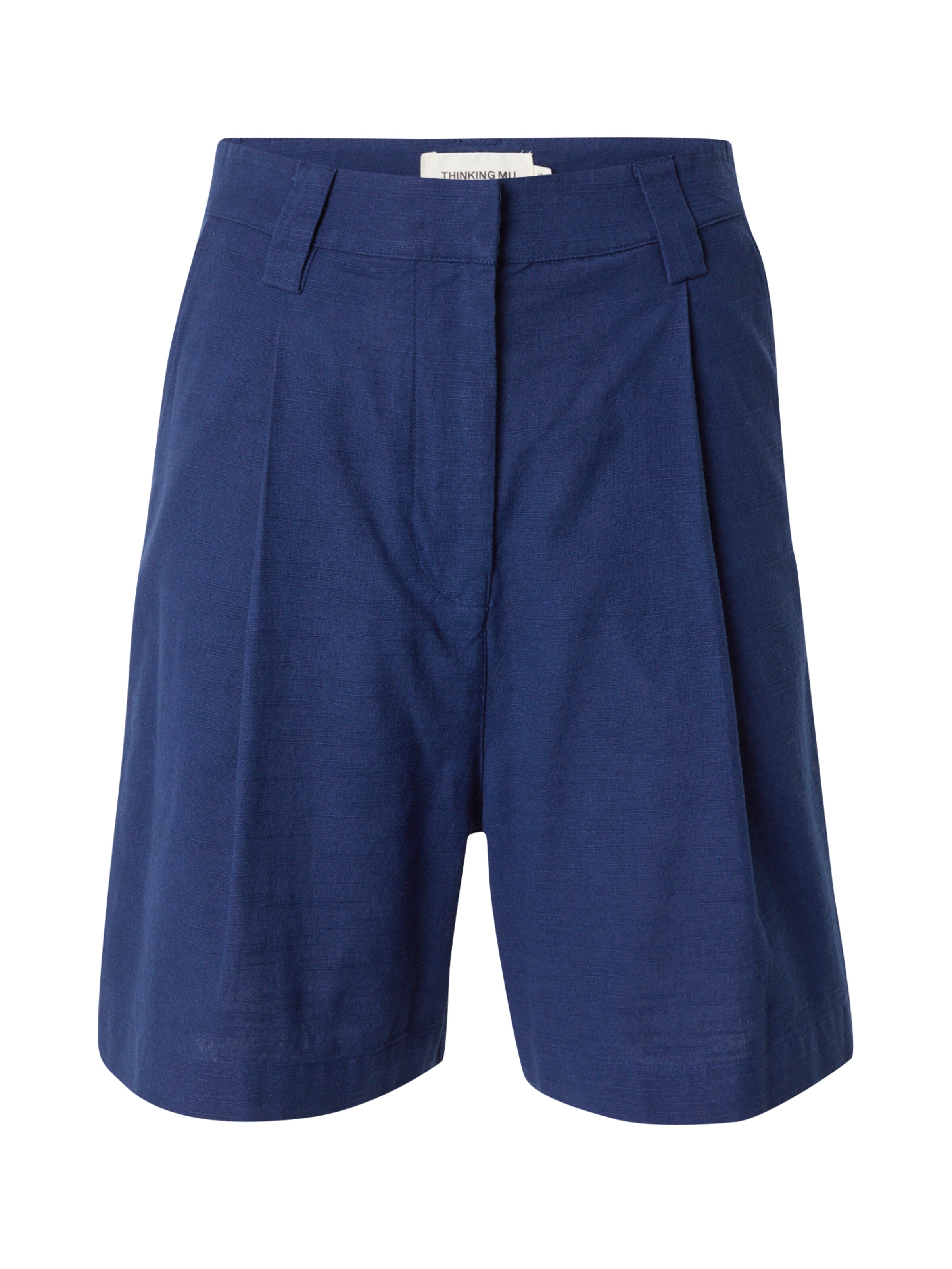 Thinking MU Loosefit Laskoshousut 'Lia' värissä sininen: etupuoli