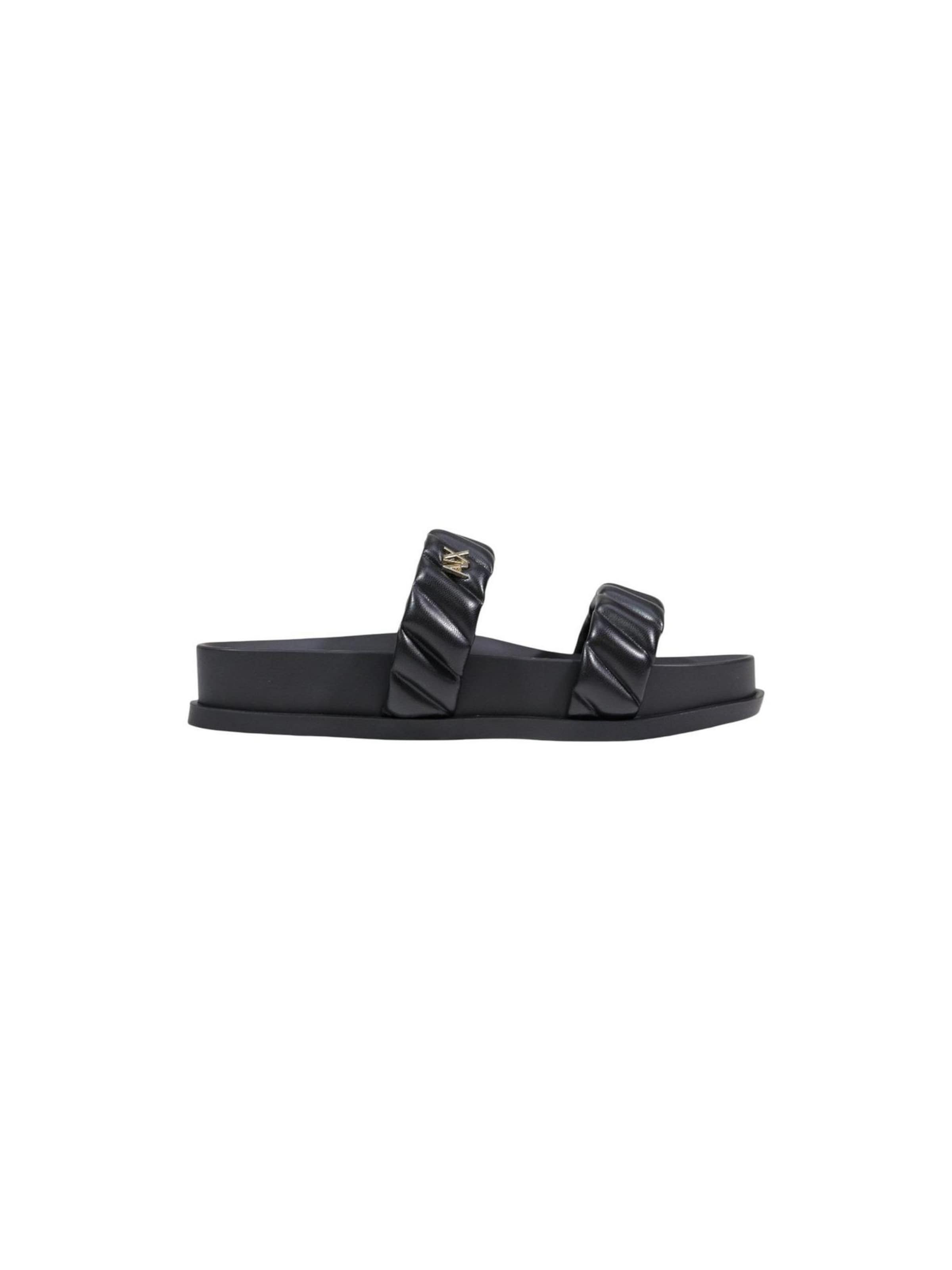 ARMANI EXCHANGE - Sandalias 'XW002574 AF22799' en negro: frente