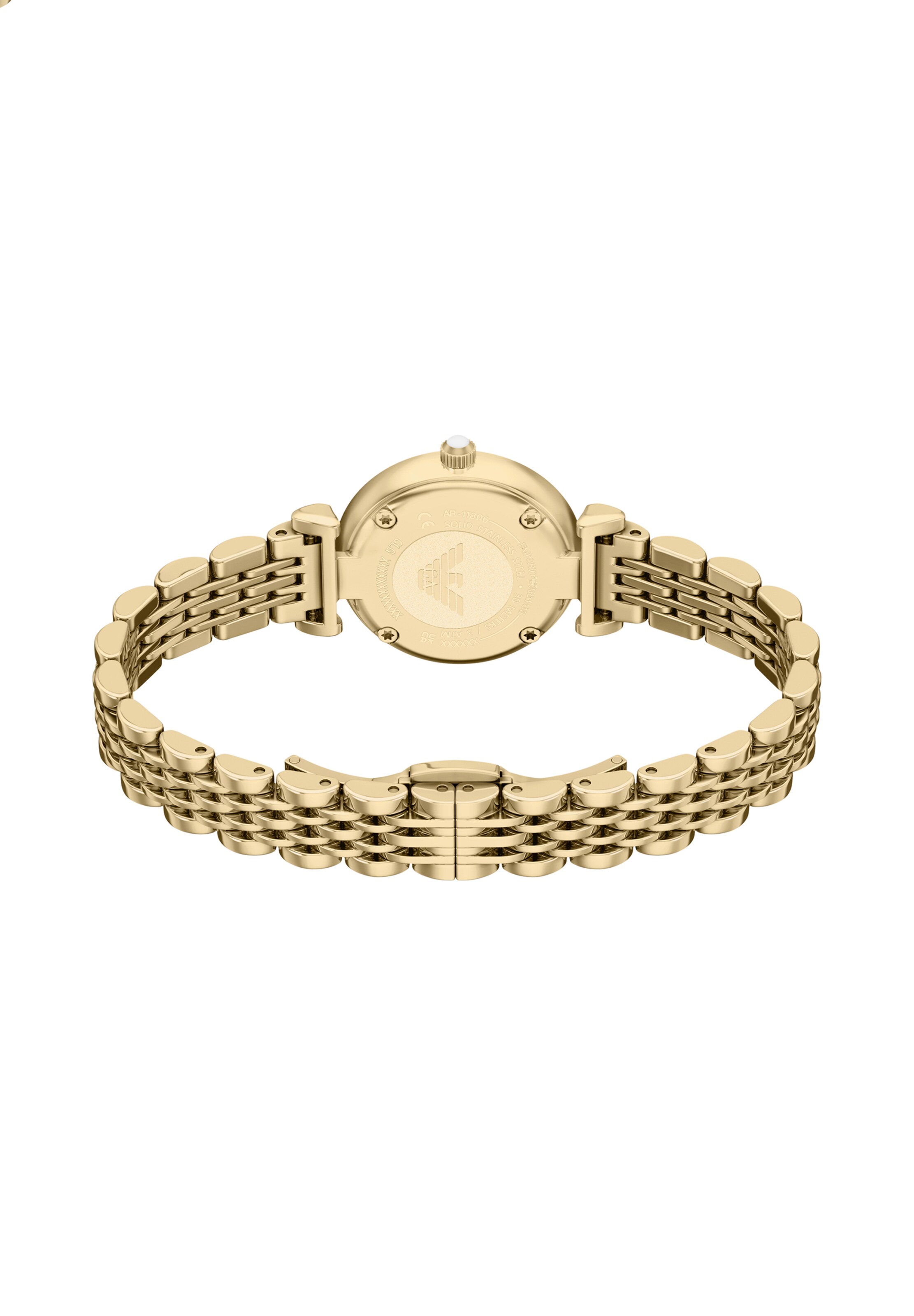 Emporio Armani Analogt ur 'Gianni' i guld