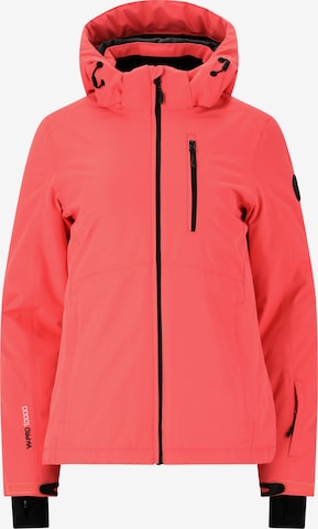 Whistler Athletic Jacket 'Drizzle' in Red: front