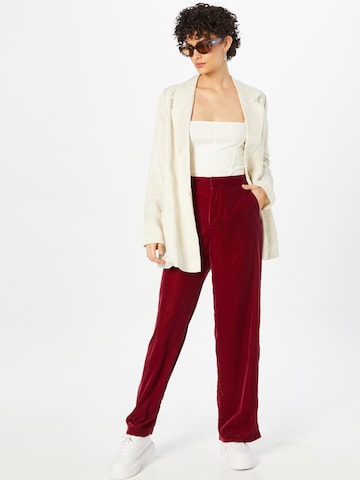 GAP Wide leg Broek in Rood