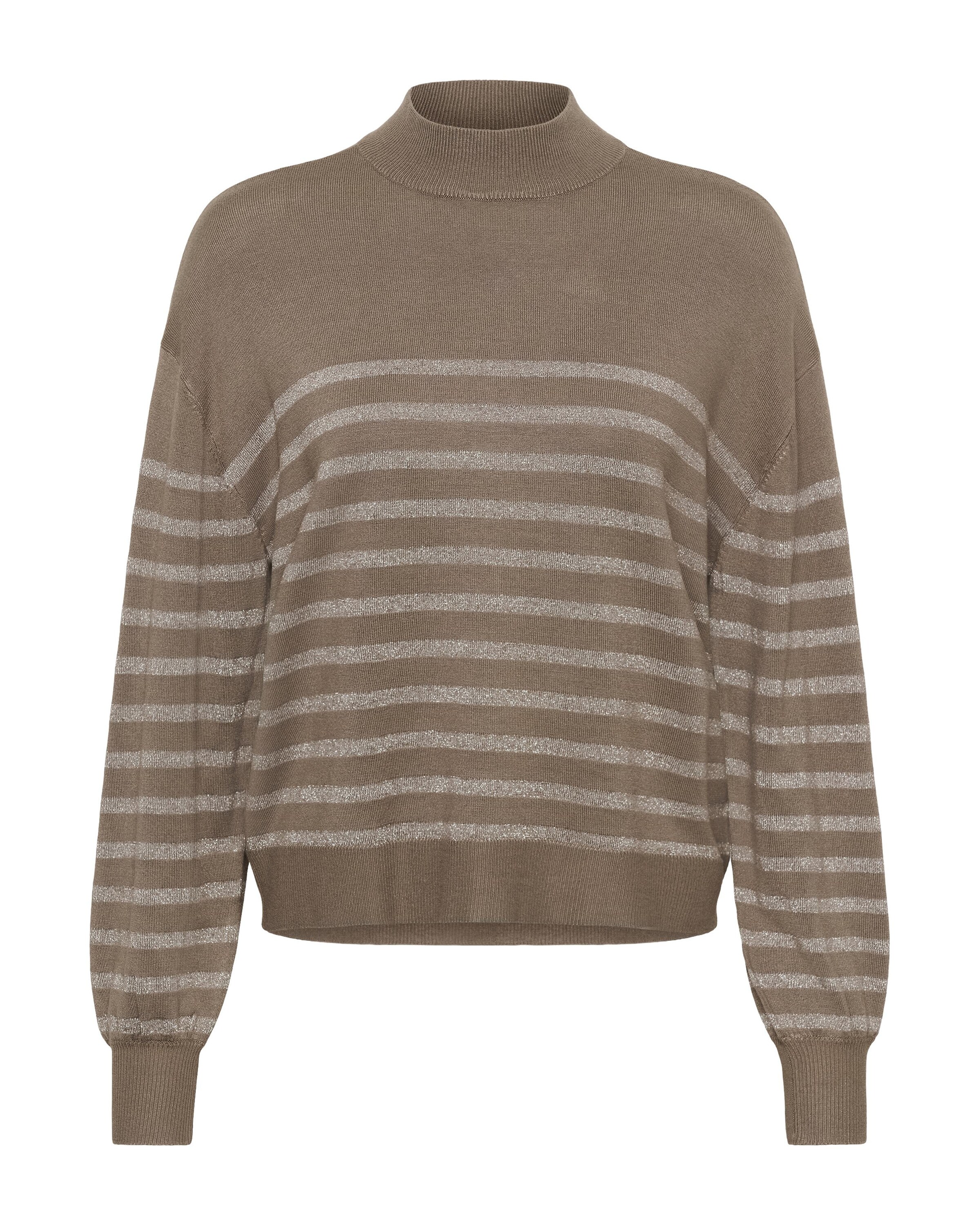 Pull-over 'KALizz' Kaffe en marron : devant