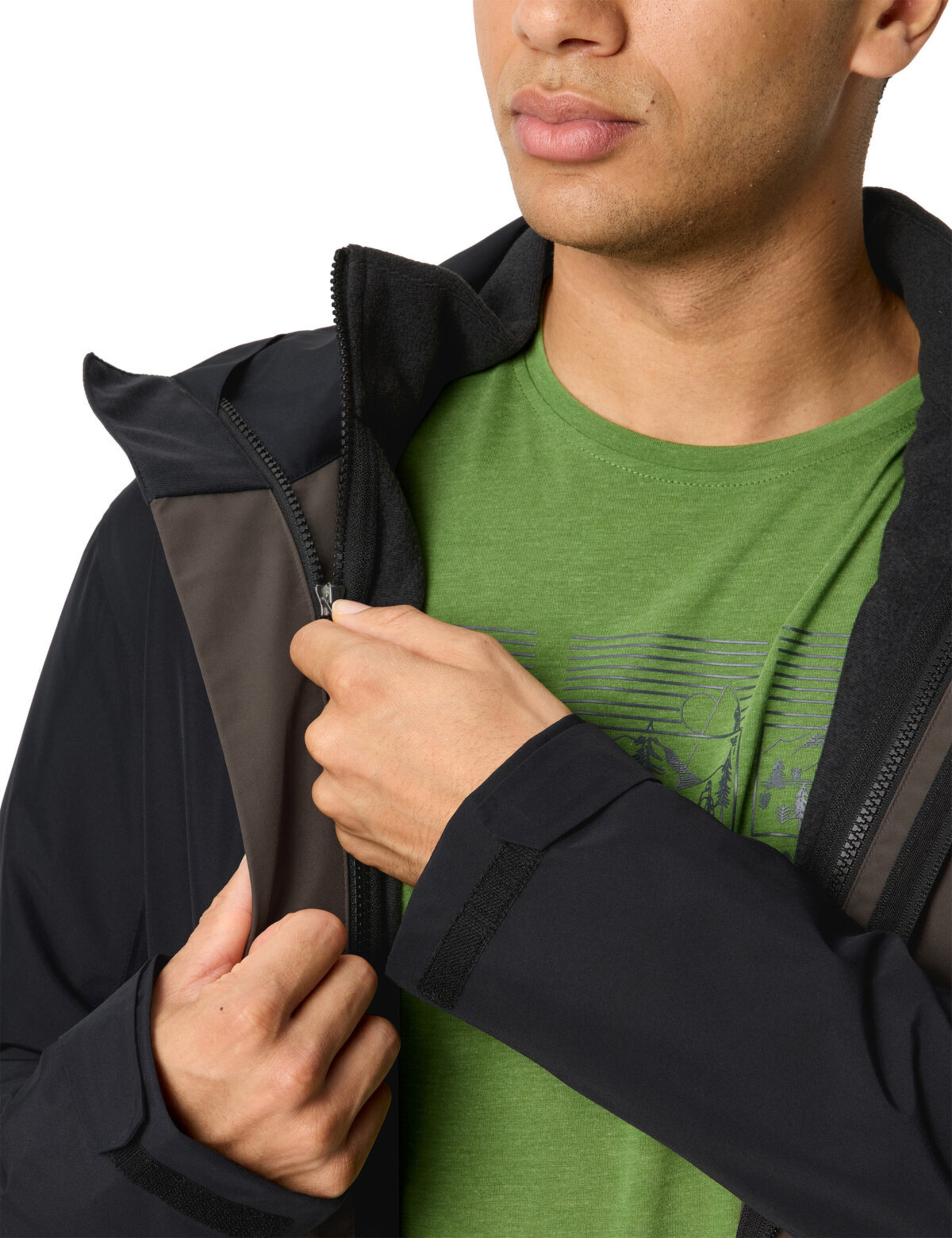 VAUDE Outdoorjacke 'Rosemoor' in Braun