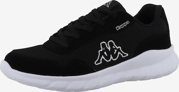 Baskets basses KAPPA en noir : devant