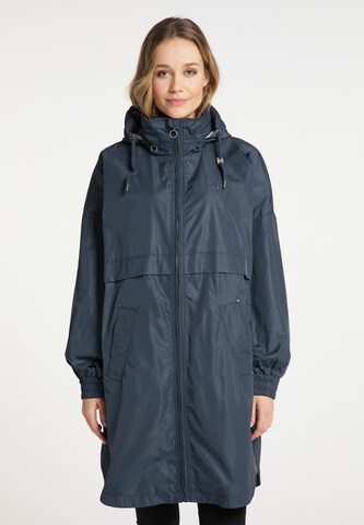 DreiMaster Maritim Between-Seasons Parka in Blue: front