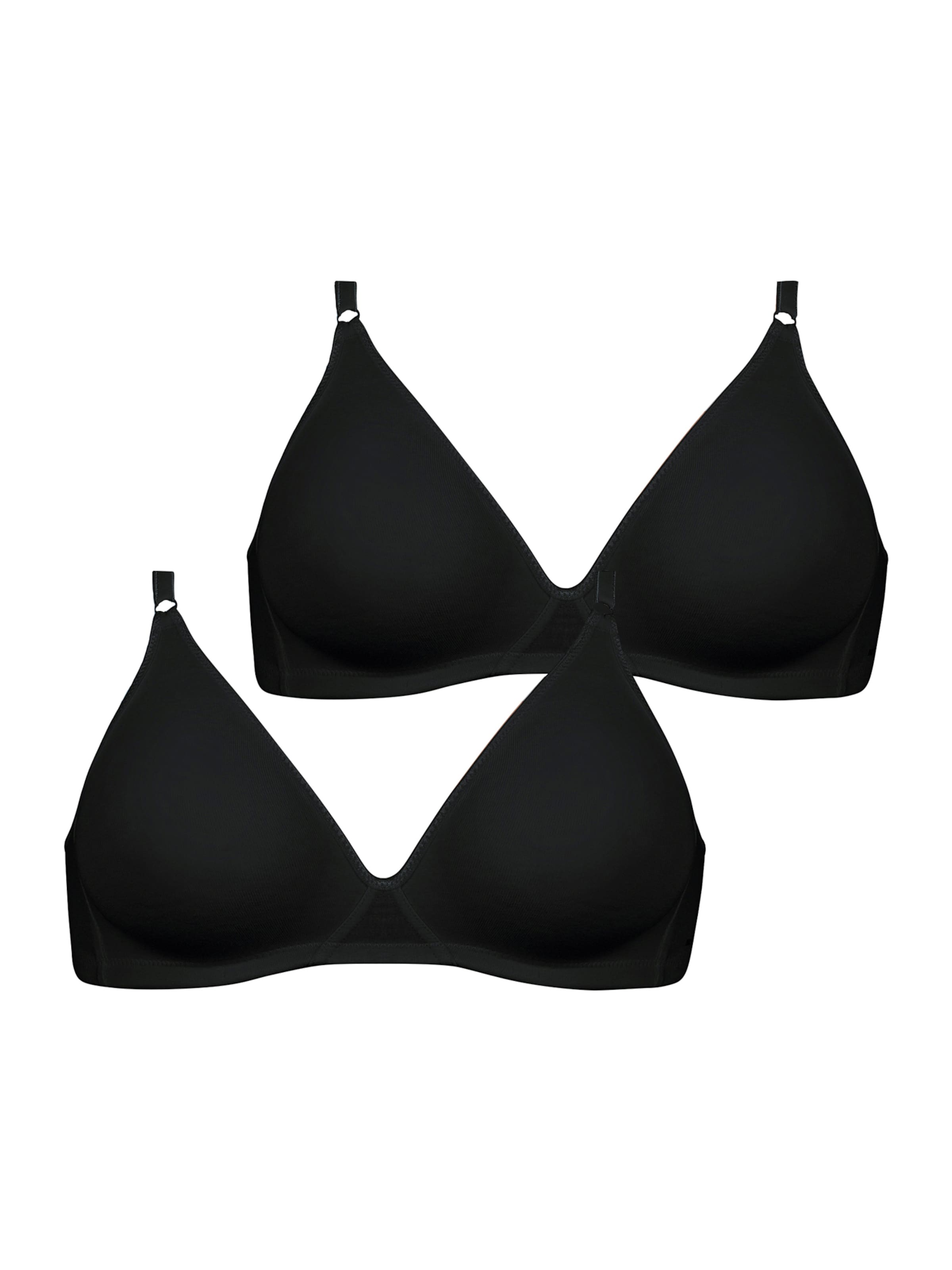 Invisible Soutien-gorge Nur Die en noir : devant