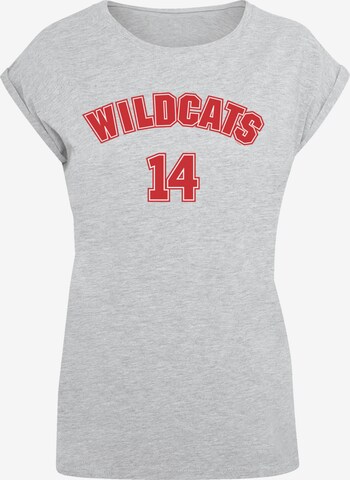 Maglietta 'Disney High School Musical Wildcats 14' di F4NT4STIC in grigio: frontale