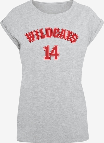 F4NT4STIC Shirt 'Disney High School Musical Wildcats 14' in Grey: front