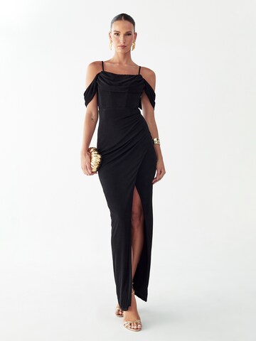 BWLDR Společenské šaty 'AMIE' – černá: přední strana
