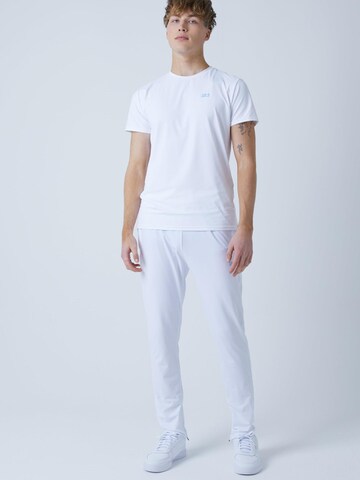 Coupe slim Pantalon de sport 'Slim Training Pants' SPORTKIND en blanc