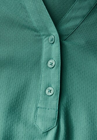 CECIL Bluse in Unifarbe in Grün