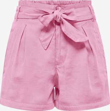 ONLY Pleat-front trousers 'ARIS' in Pink: front