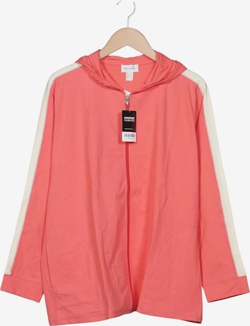 Peter Hahn Kapuzenpullover 6XL in Pink: Vorderseite