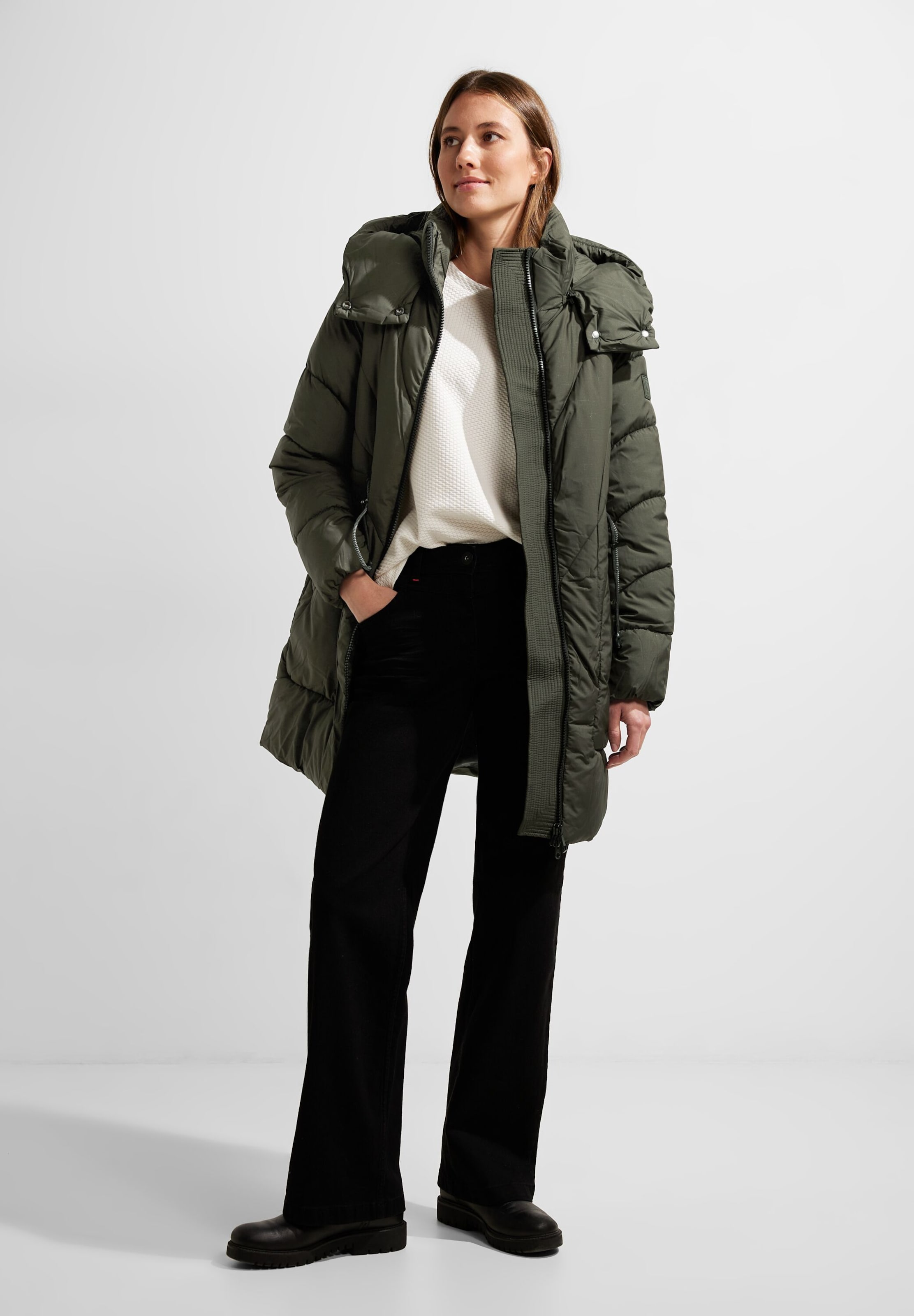Manteau d hiver CECIL en Olive ABOUT YOU