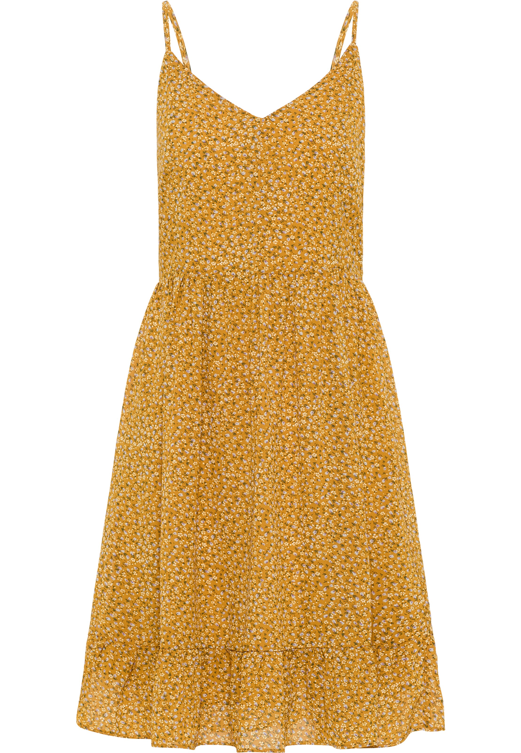 DreiMaster Vintage Letné šaty - Žltá: predná strana